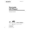 SONY D-NE500 Owner's Manual cover photo