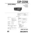 SONY CDPCX260 Service Manual cover photo