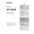 ONKYO HTR490 Owner's Manual cover photo