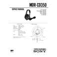 SONY MDRCD350 Service Manual cover photo
