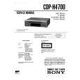 SONY CDPH4700 Service Manual cover photo