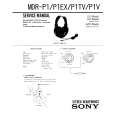 SONY MDRP1EX Service Manual cover photo