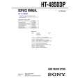 SONY HT4850DP Service Manual cover photo