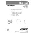 SONY MDRE565 Parts Catalog cover photo
