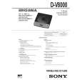 SONY DV800 Service Manual cover photo