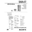 SONY SAVA57 Service Manual cover photo