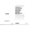 CASIO DR220TA Owner's Manual cover photo