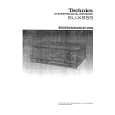 TECHNICS SU-X955 Owner's Manual cover photo