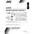 JVC KD-G611 Owner's Manual cover photo