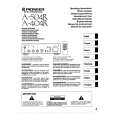 PIONEER A-504R Owner's Manual cover photo