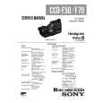 SONY CCDF70 Service Manual cover photo