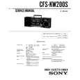 SONY CFSKW200S Service Manual cover photo