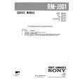 SONY RMJ901 Parts Catalog cover photo