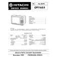 HITACHI CPT1655 Service Manual cover photo