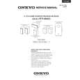 ONKYO HTP820 Service Manual cover photo