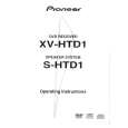 PIONEER HTD-1 Owner's Manual cover photo