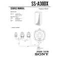 SONY SS-A30DX Service Manual cover photo