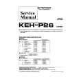 PIONEER KEHP26 Service Manual cover photo