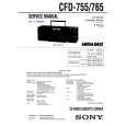 SONY CFD755 Service Manual cover photo