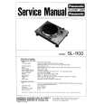 TECHNICS SL1100 Service Manual cover photo