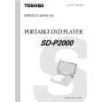 TOSHIBA SDP2000 Service Manual cover photo