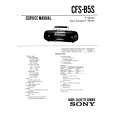 SONY CFS-B5S Service Manual cover photo