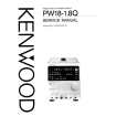 KENWOOD PW18-1.8Q Service Manual cover photo