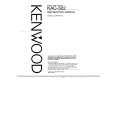 KENWOOD KAC322 Owner's Manual cover photo