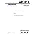 SONY WMSR10 Service Manual cover photo