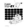 CANON VM-E1 Owner's Manual cover photo