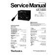 TECHNICS SAX800 Service Manual cover photo