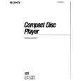 SONY CDP-C89ES Owner's Manual cover photo
