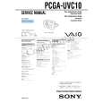 SONY PCGAUVC10 Service Manual cover photo