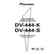 PIONEER DV-444-K/WYXK Owner's Manual cover photo