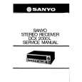 SANYO DCX2000L Service Manual cover photo