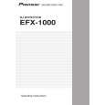 PIONEER EFX-1000/KUCXJ Owner's Manual cover photo