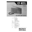 SONY ICFM20L Service Manual cover photo