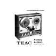 TEAC A-2500 Owner's Manual cover photo