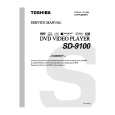TOSHIBA SD9100 Service Manual cover photo