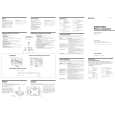 SONY XM-1600GSD Owner's Manual cover photo