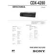 SONY CDX4280 Service Manual cover photo