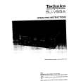 TECHNICS SUV55A Owner's Manual cover photo