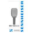 SENNHEISER MD 409 Owner's Manual cover photo