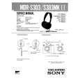 SONY MDRS303 Service Manual cover photo