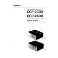 SONY CCP-2300 Service Manual cover photo