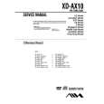 SONY XDAX10 Service Manual cover photo