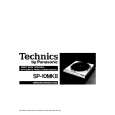 TECHNICS SP-10MKII Owner's Manual cover photo