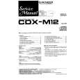 PIONEER CDXM12 Service Manual cover photo