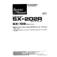 PIONEER SX-102 Service Manual cover photo
