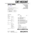 SONY CMTM333NT Service Manual cover photo